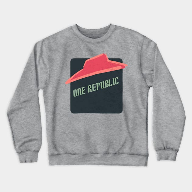 one republic Crewneck Sweatshirt by Bike Ilustrada